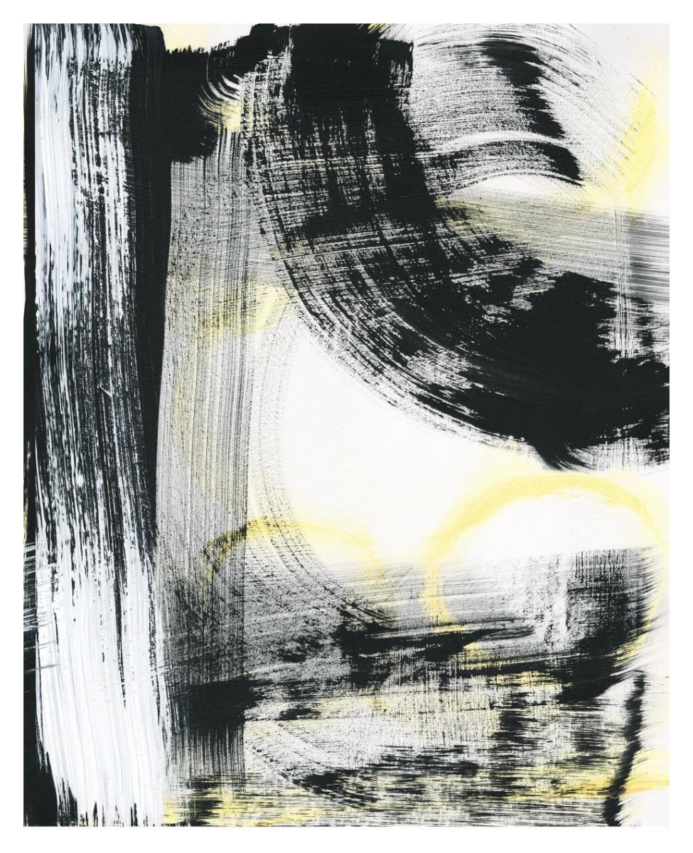 LPs in 33 III Light Yellow -Paper Art-30"x37"