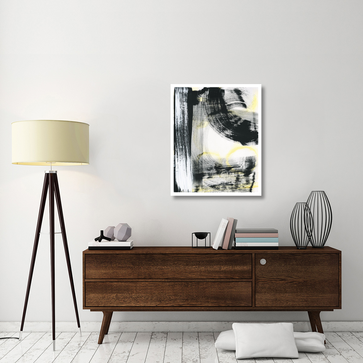 LPs in 33 III Light Yellow -Paper Art-30&quotx37"