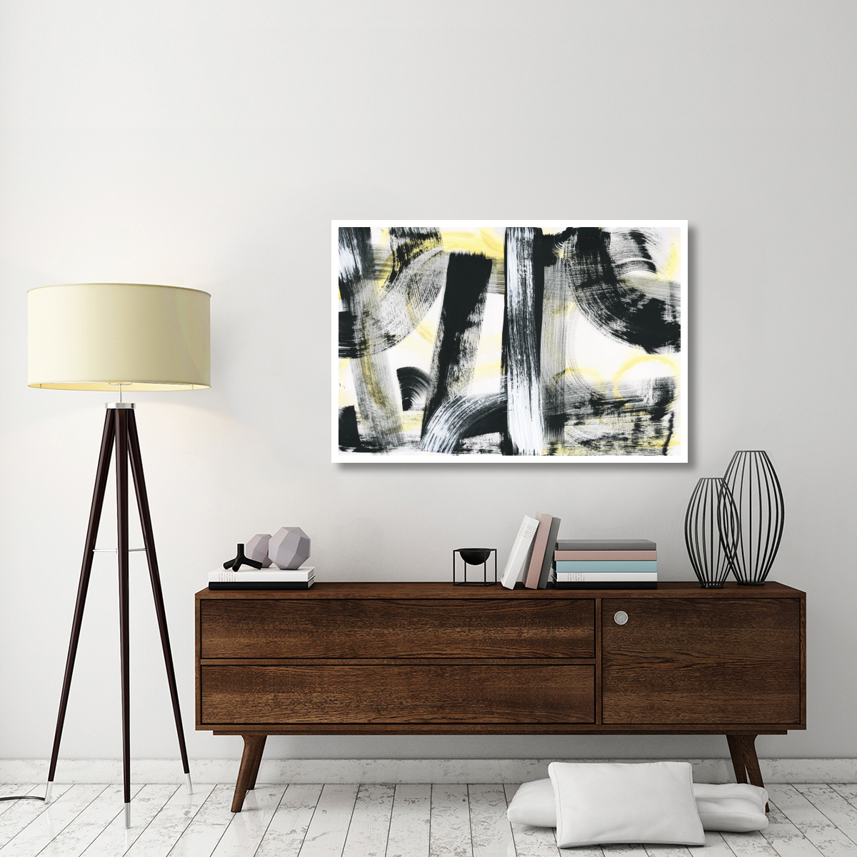 LPs in 33 Light Yellow -Paper Art-50&quotx34"