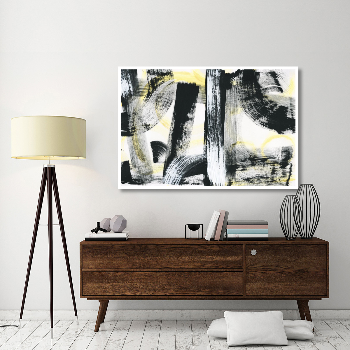 LPs in 33 Light Yellow -Paper Art-62&quotx42"