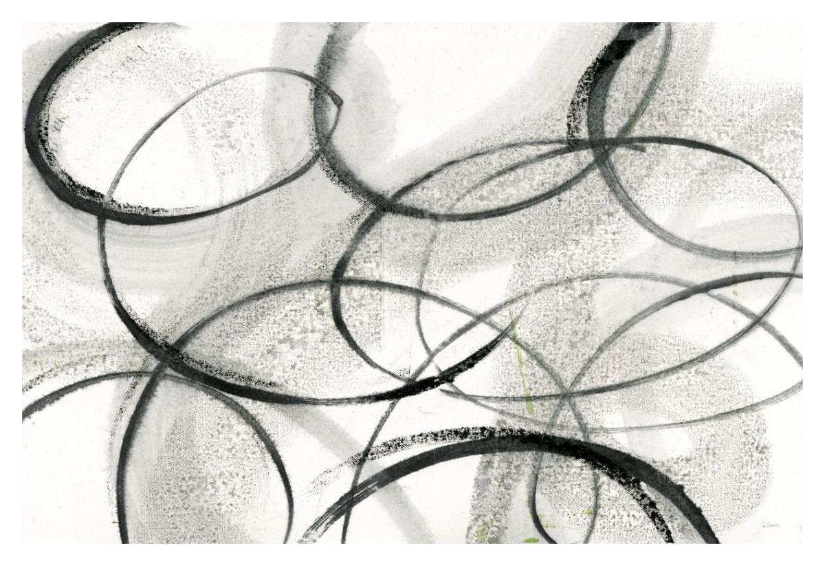 Imprints -Paper Art-38"x26"