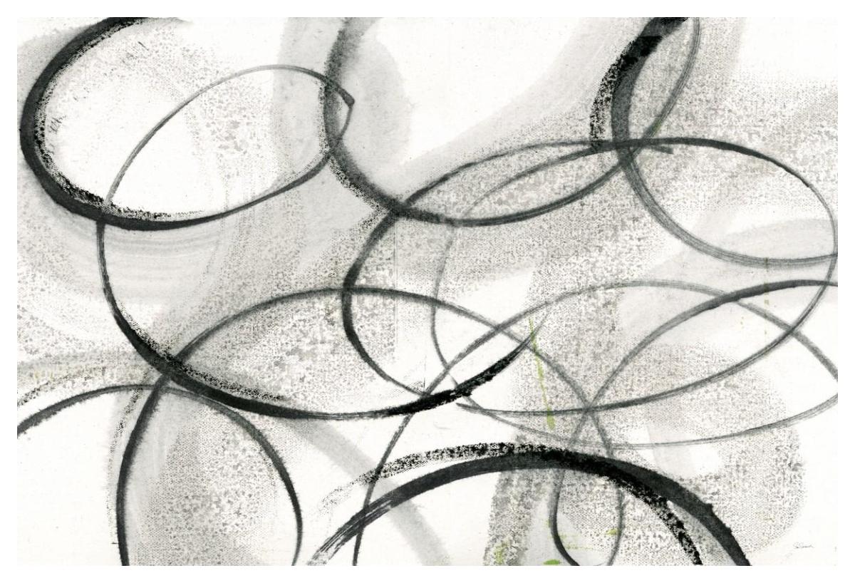 Imprints -Paper Art-50"x34"