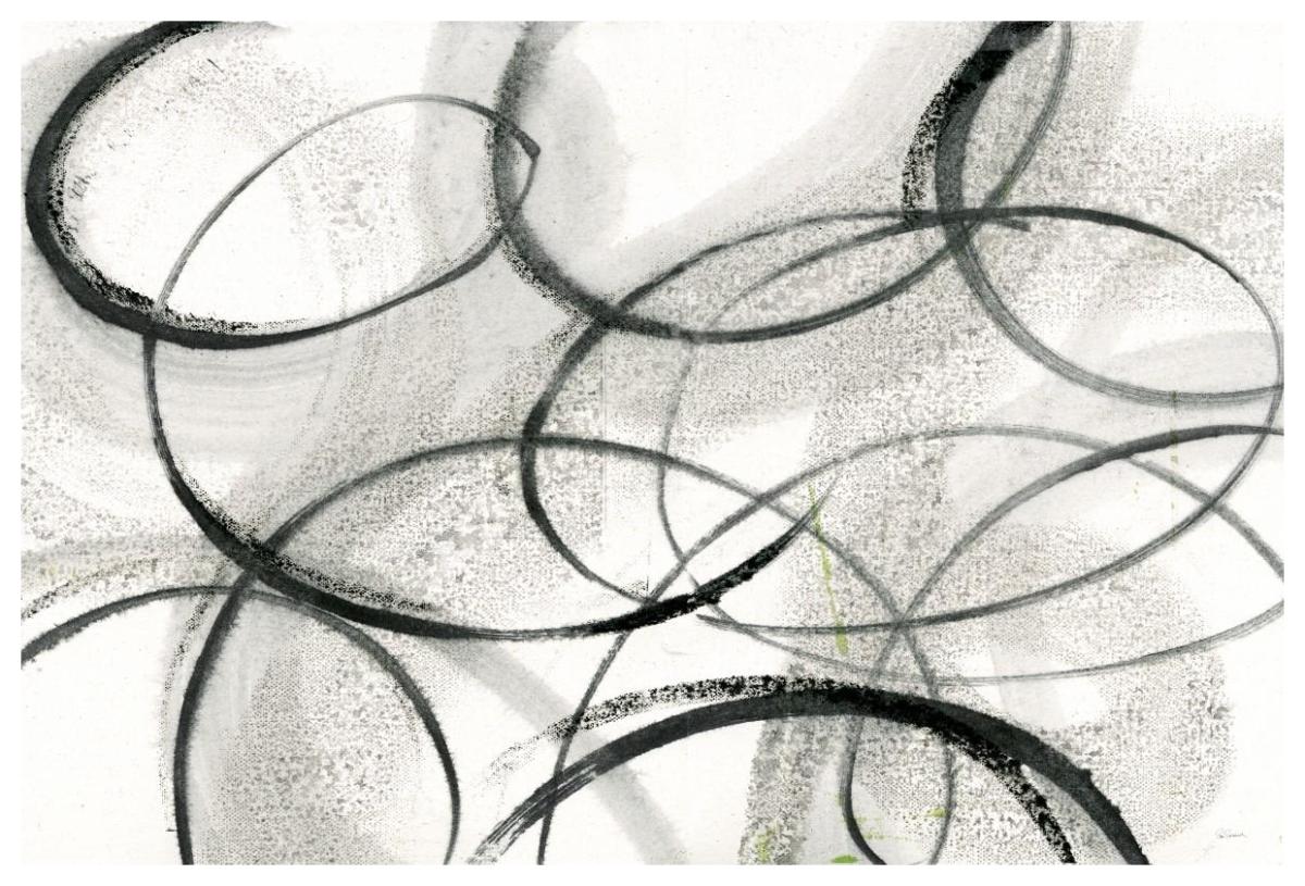 Imprints -Paper Art-62"x42"