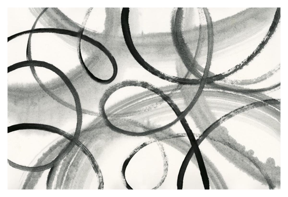 Calligraphia -Paper Art-20"x14"