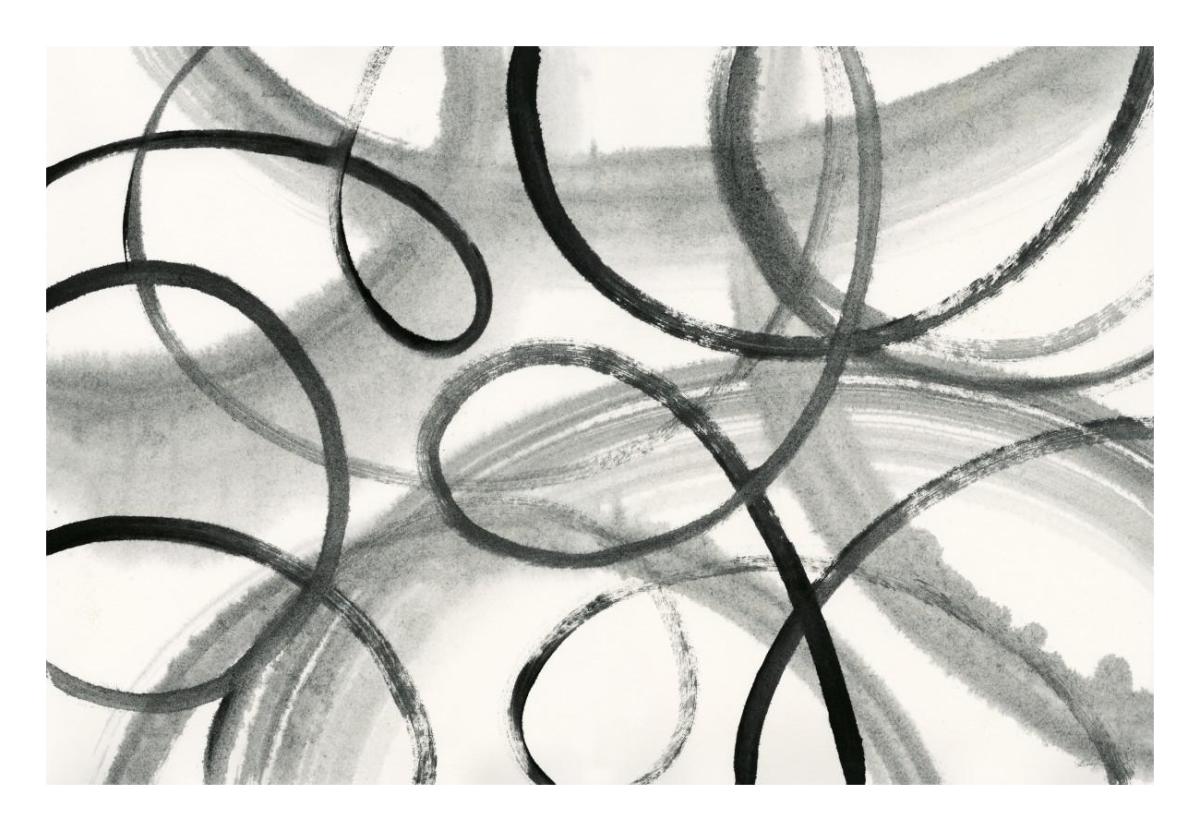 Calligraphia -Paper Art-26"x18"