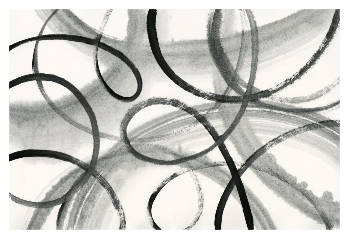 Calligraphia -Paper Art-38"x26"