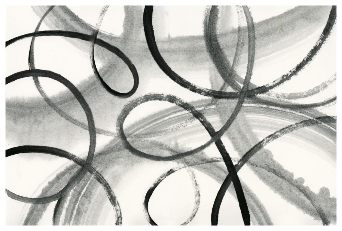 Calligraphia -Paper Art-62"x42"