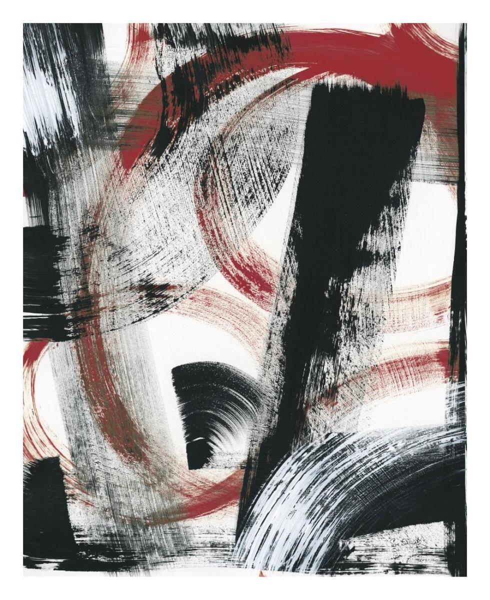 LPs in 33 II Red v2 -Paper Art-22"x26"
