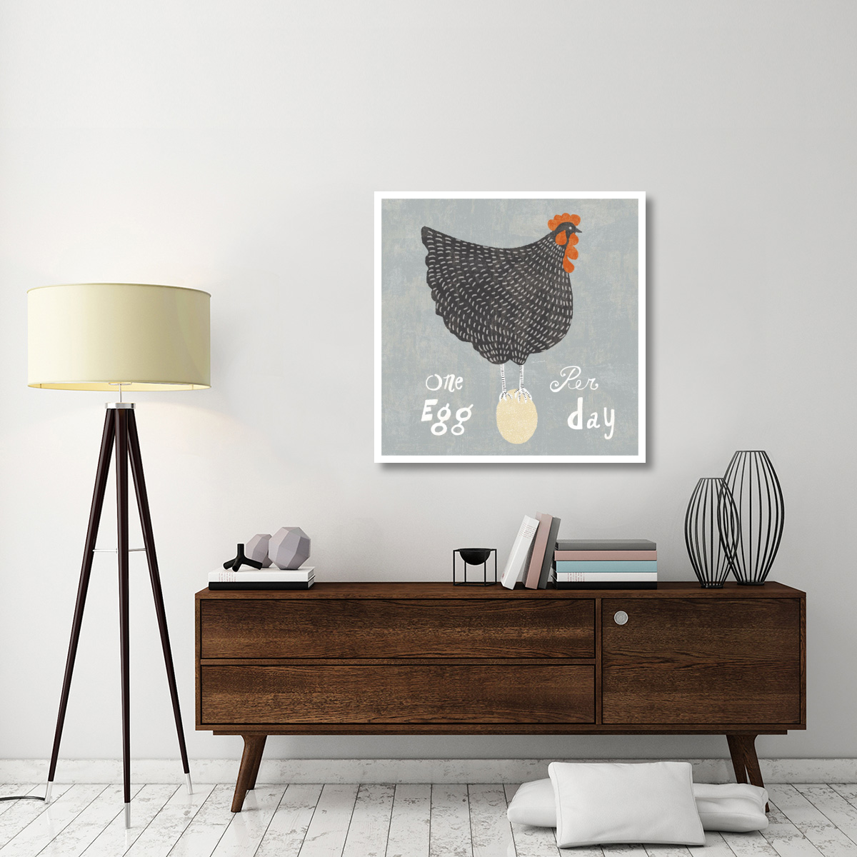 Fresh Eggs I -Paper Art-38&quotx38"