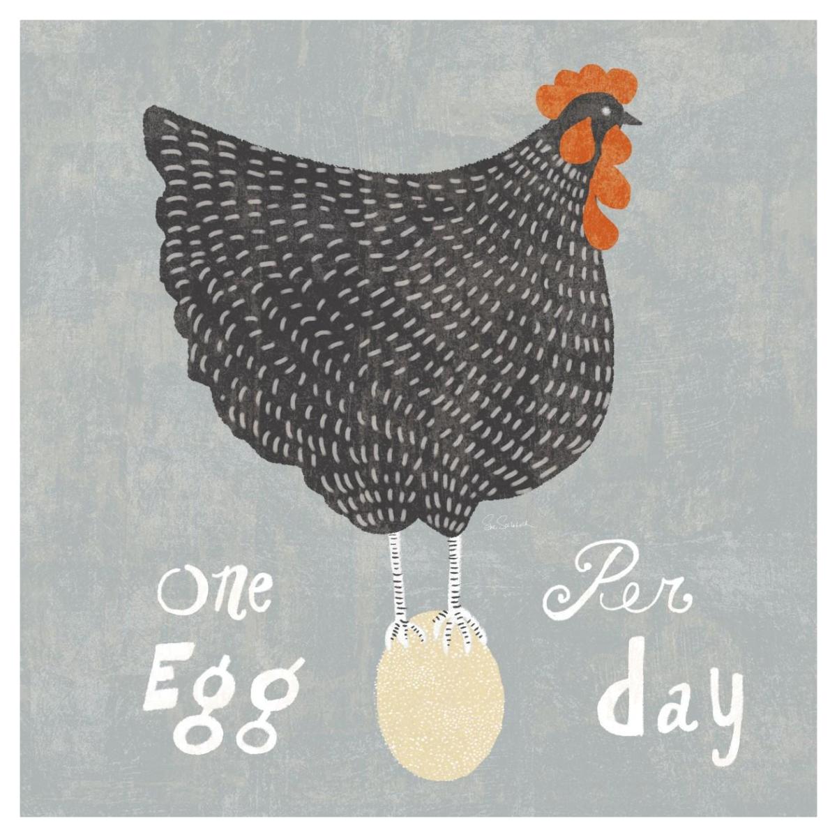 Fresh Eggs I -Paper Art-42"x42"
