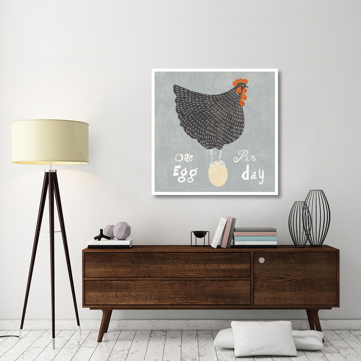 Fresh Eggs I -Paper Art-42&quotx42"