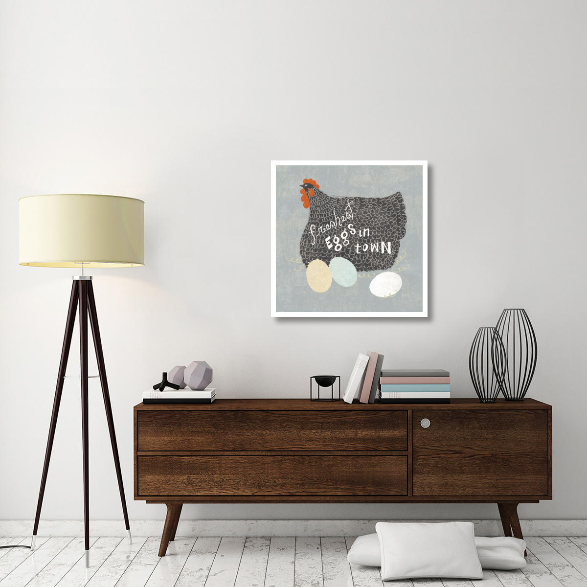 Fresh Eggs II -Paper Art-32&quotx32"