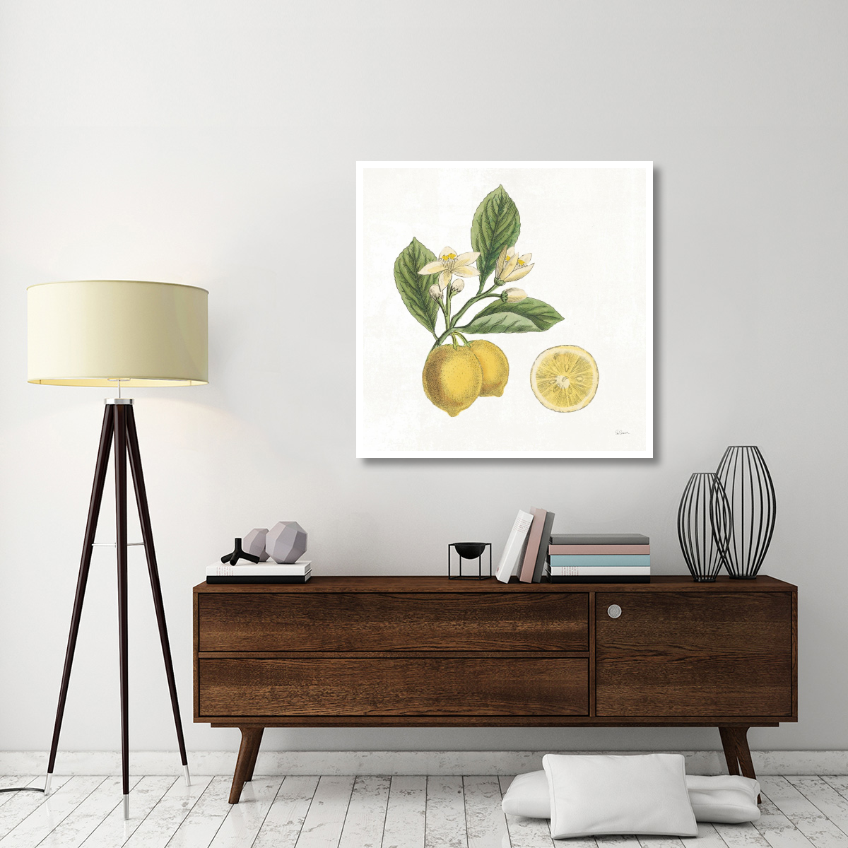 Classic Citrus I -Paper Art-42&quotx42"