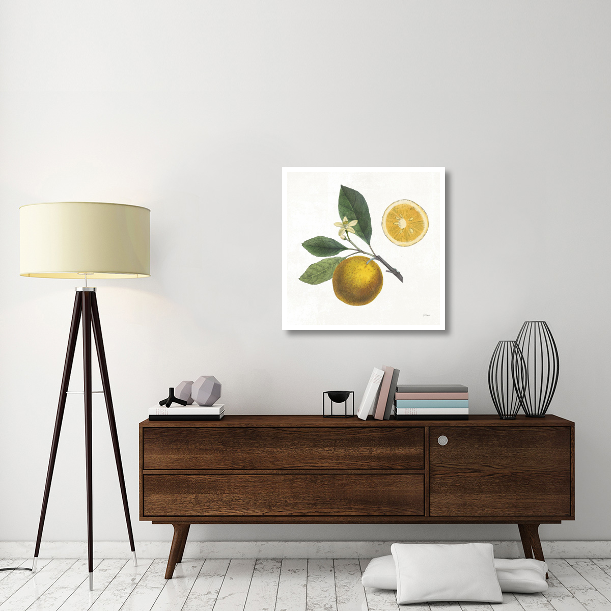 Classic Citrus II -Paper Art-32&quotx32"