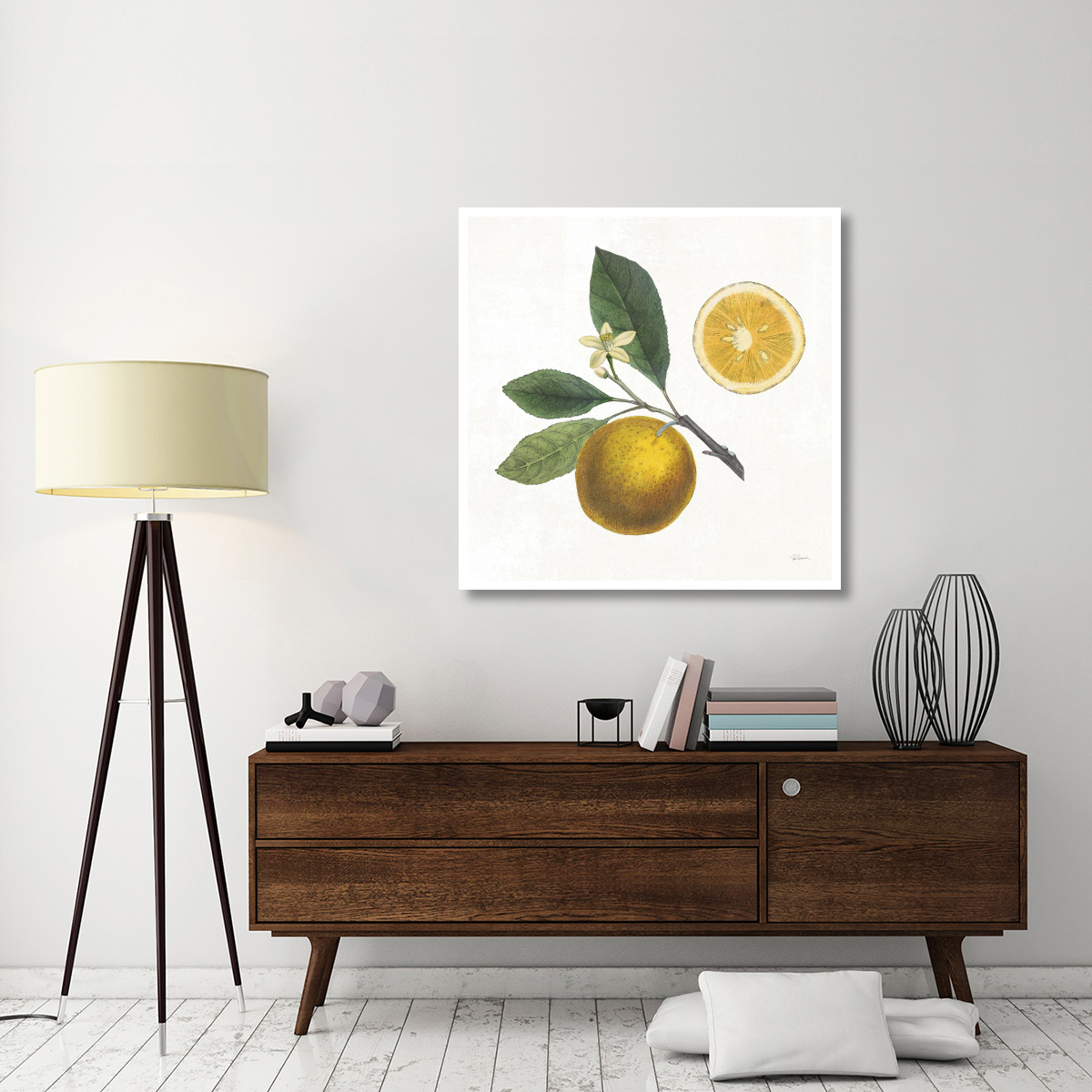 Classic Citrus II -Paper Art-42&quotx42"