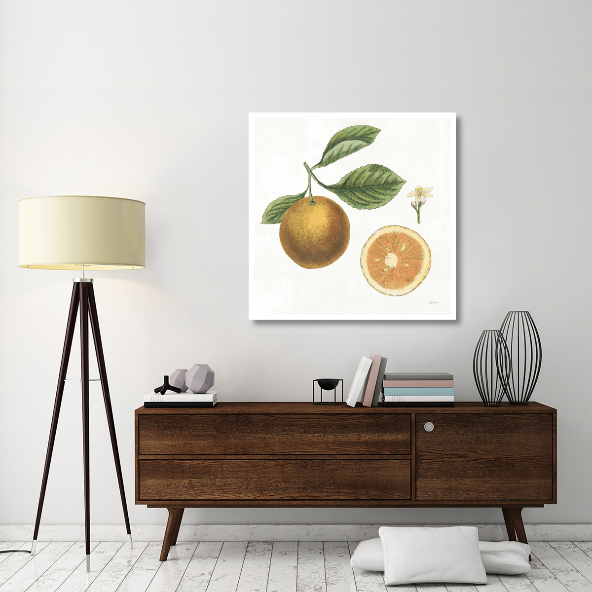 Classic Citrus IV -Paper Art-42&quotx42"