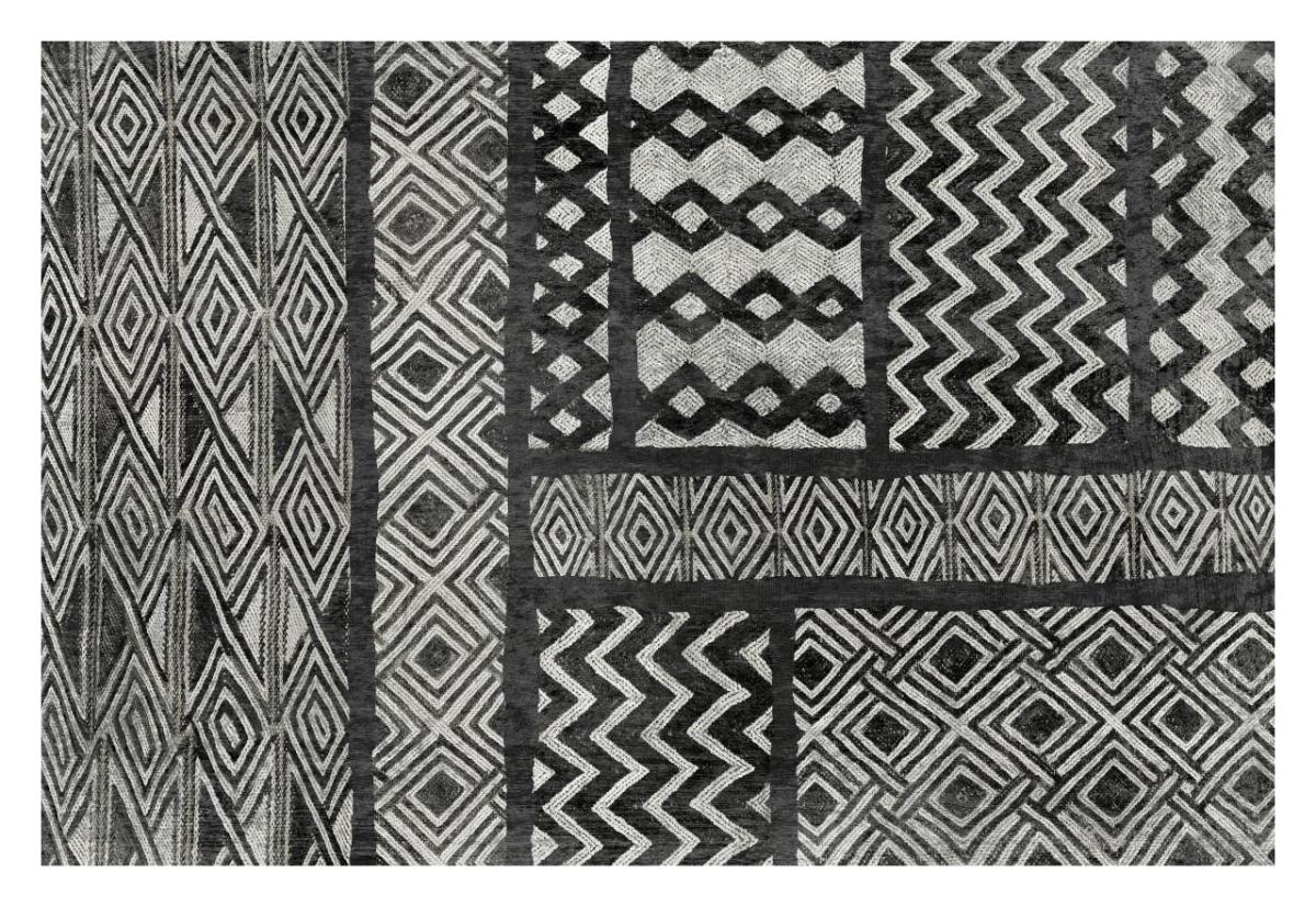 Kuba Abstract BW -Paper Art-32"x22"