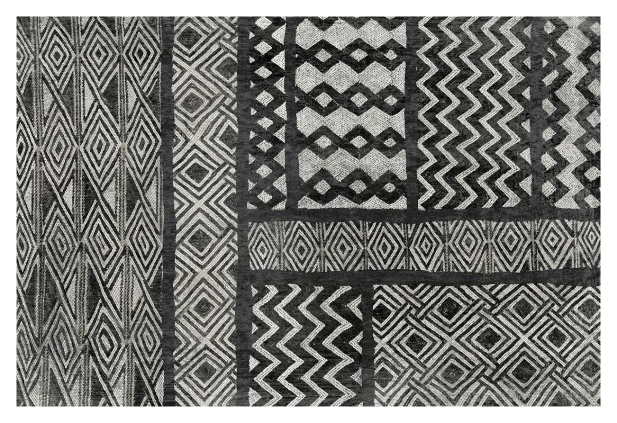 Kuba Abstract BW -Paper Art-38"x26"