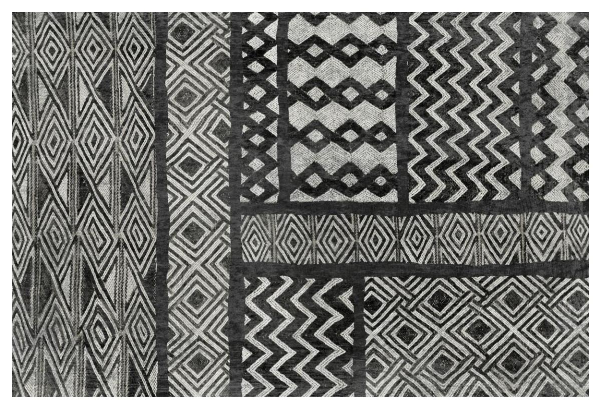 Kuba Abstract BW -Paper Art-50"x34"