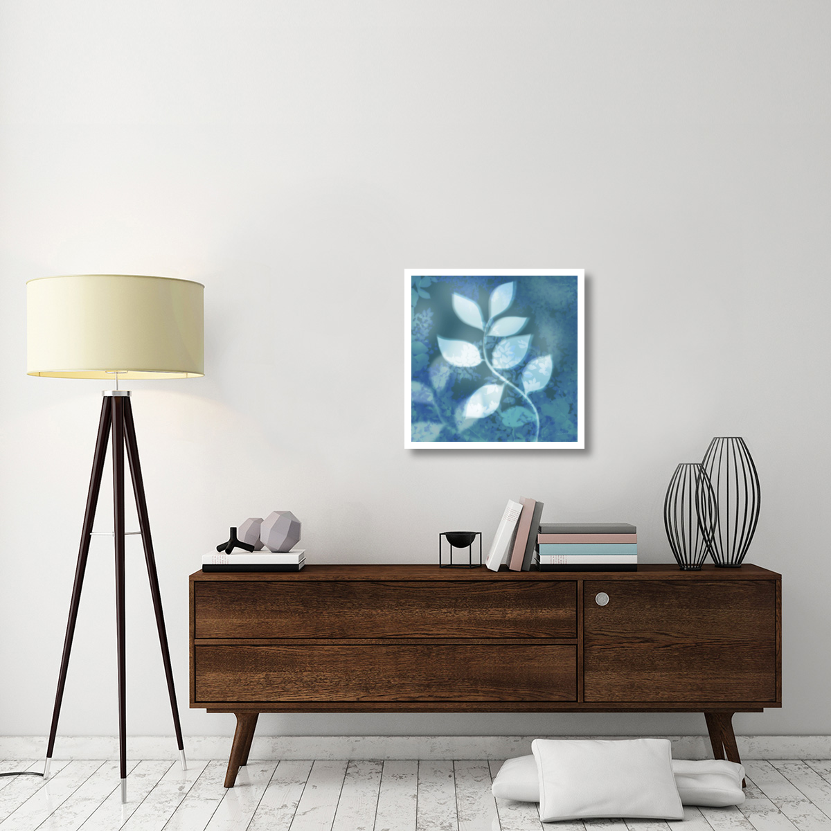 Ink Leaves II -Paper Art-26&quotx26"