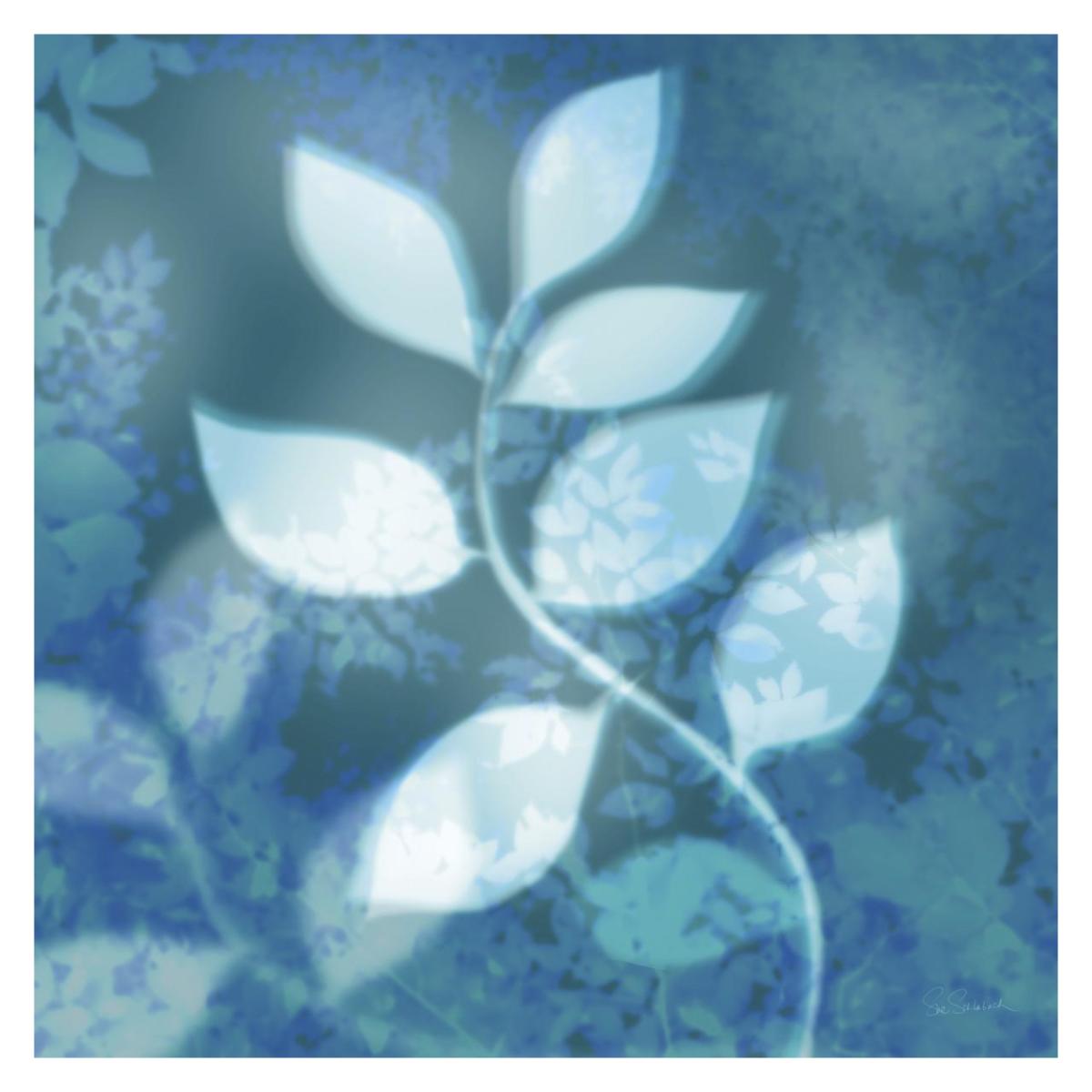 Ink Leaves II -Paper Art-32"x32"
