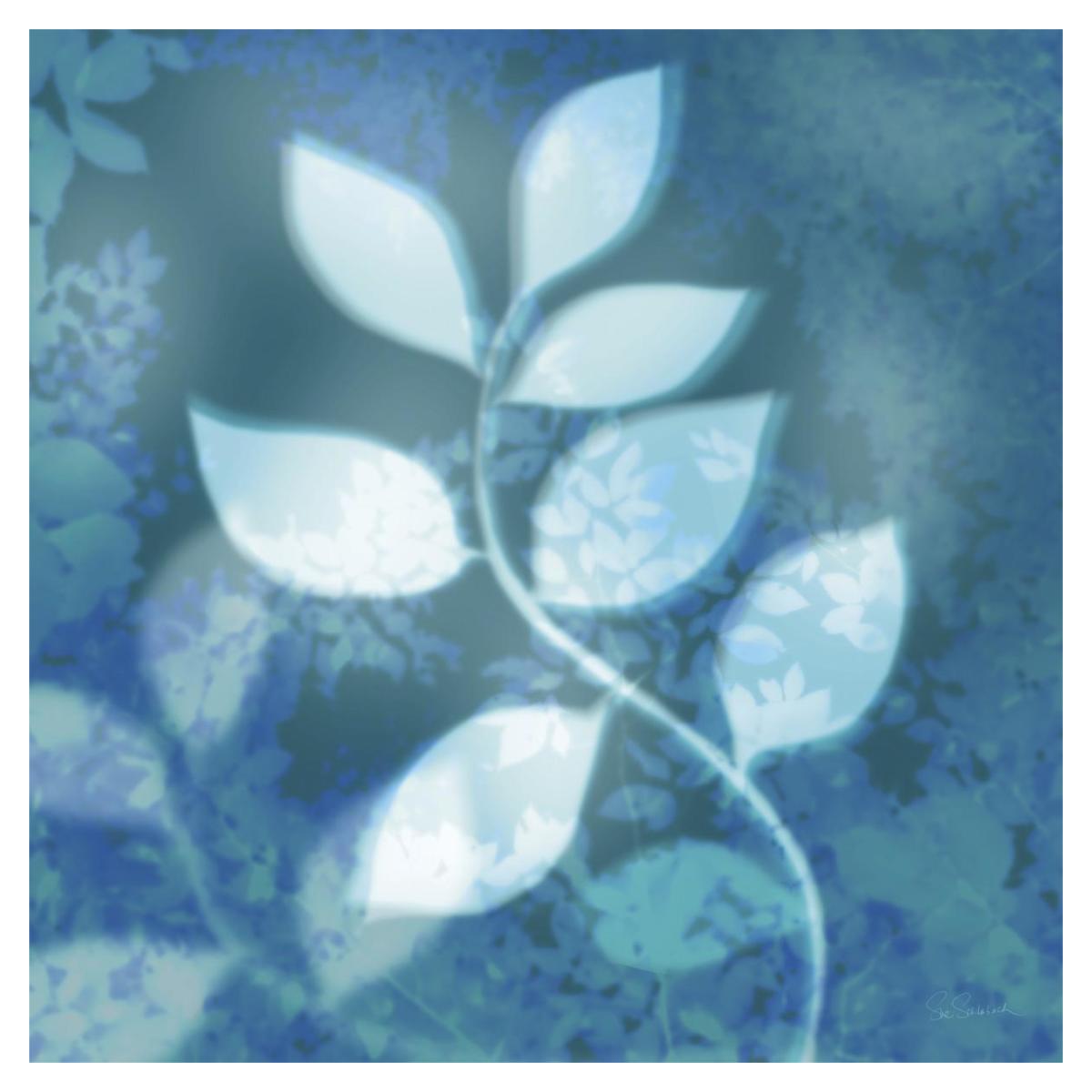 Ink Leaves II -Paper Art-38"x38"