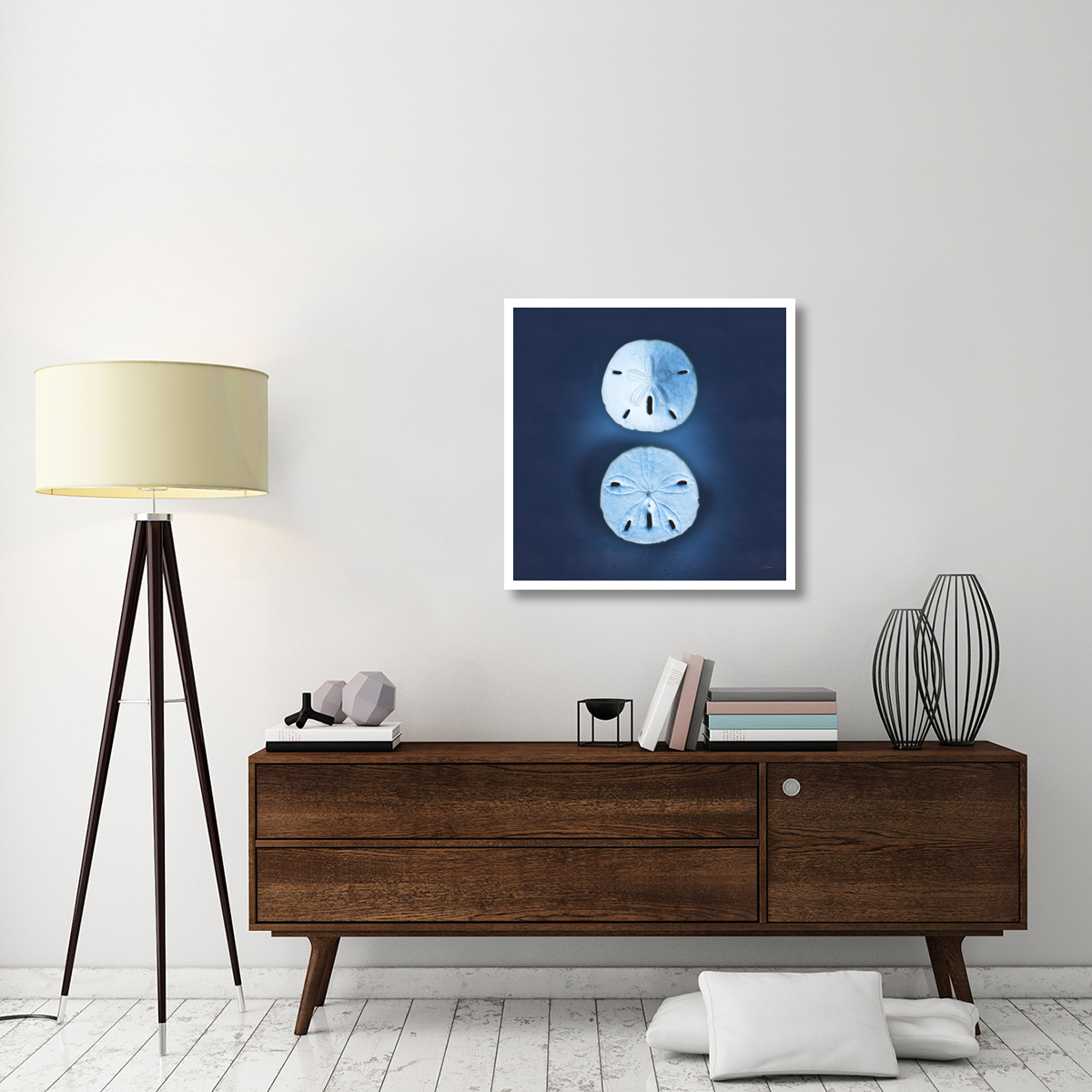Cyanotype Sea IV -Paper Art-32&quotx32"
