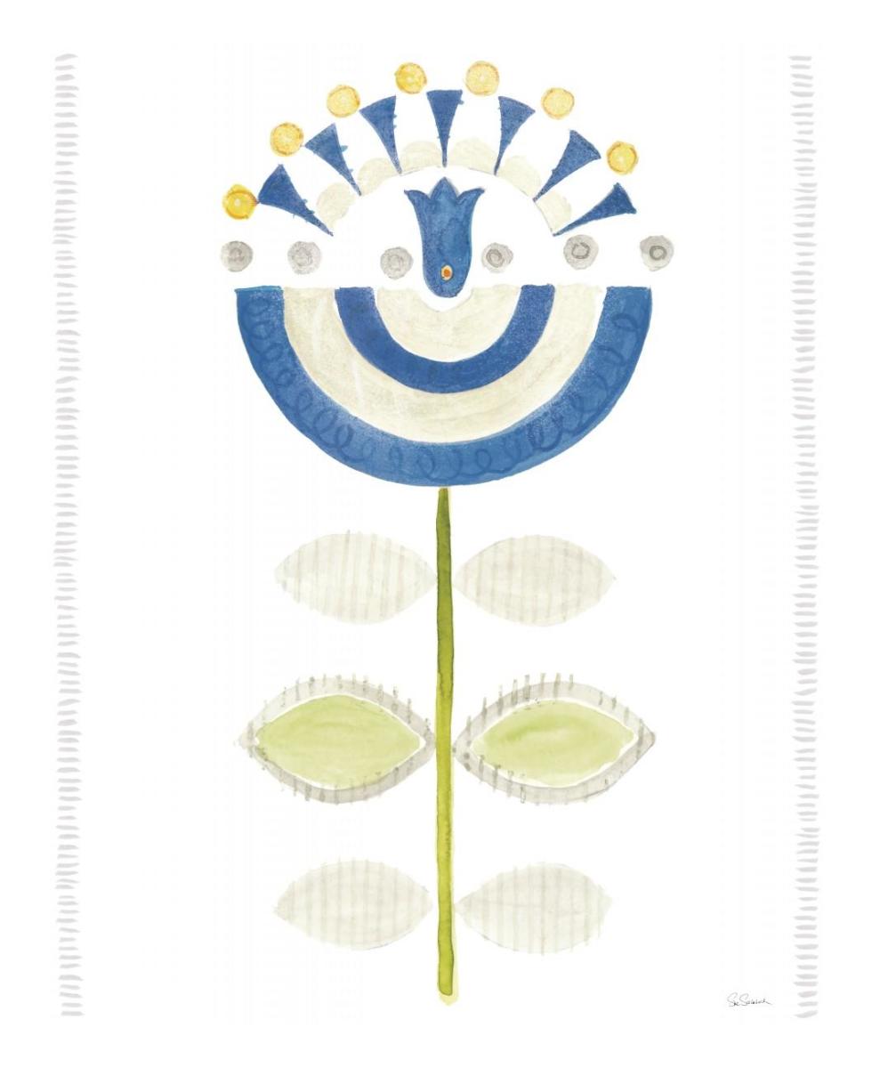 Hygge Flowers III -Paper Art-22"x26"