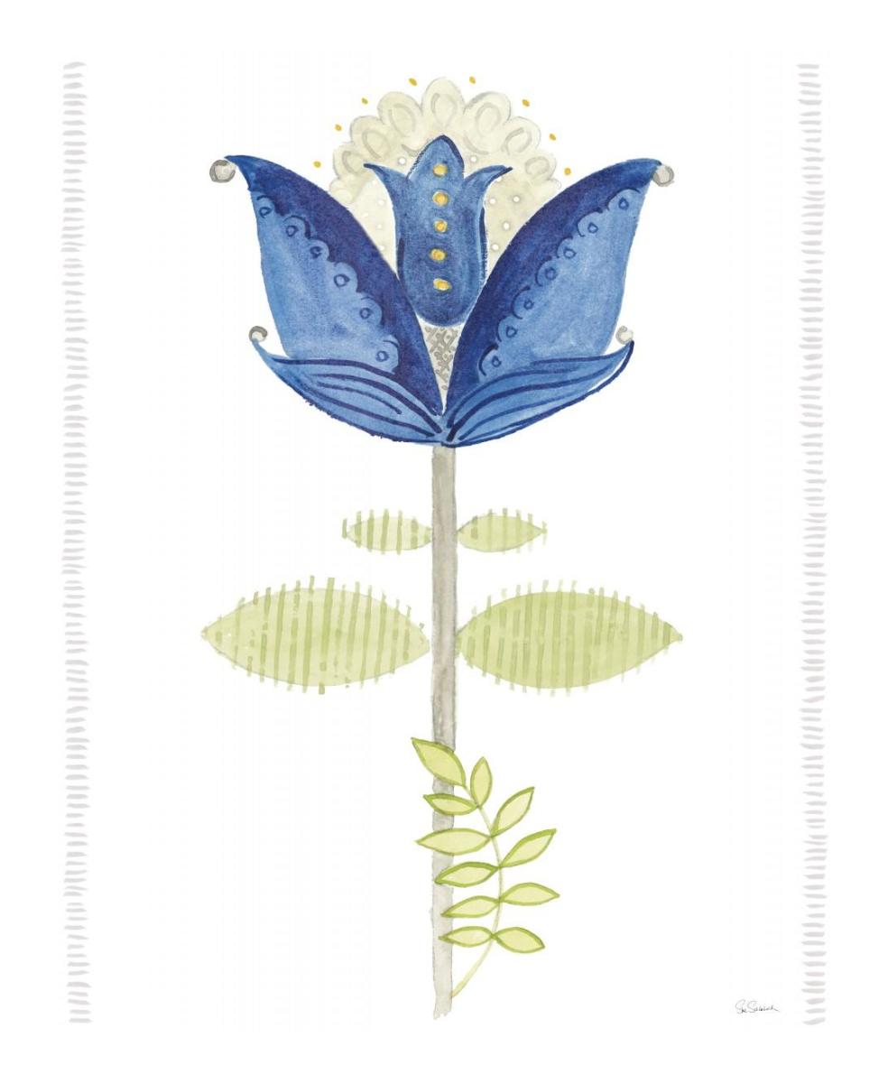 Hygge Flowers IV -Paper Art-18"x22"