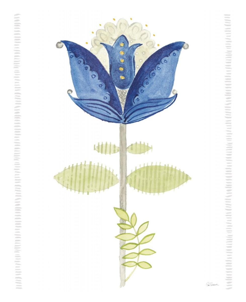 Hygge Flowers IV -Paper Art-24"x30"