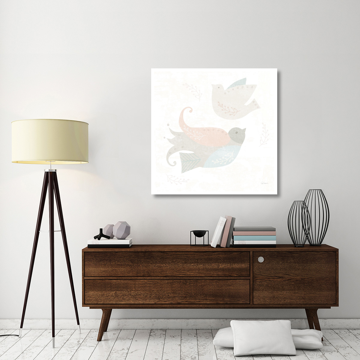 Cozy Hygge III -Paper Art-42&quotx42"