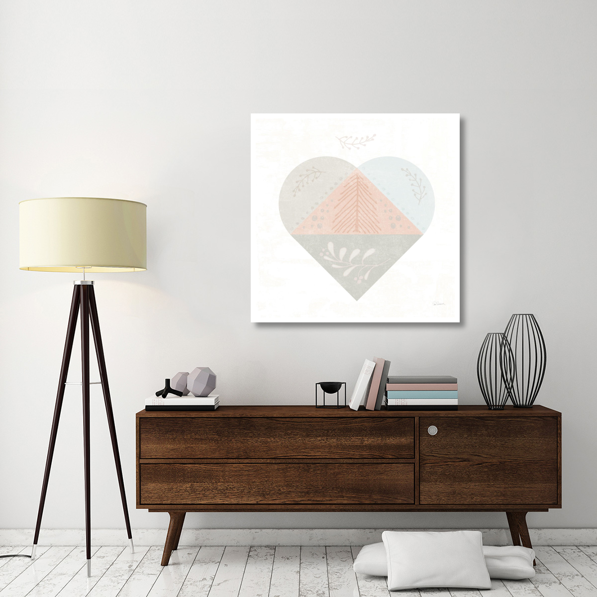 Cozy Hygge IV -Paper Art-42&quotx42"