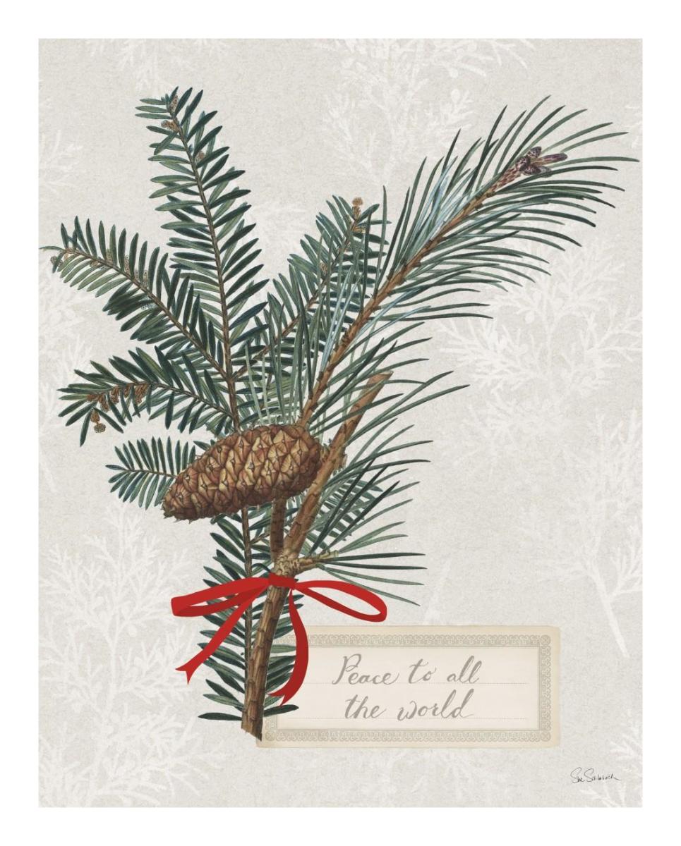 Joyful Tidings IV -Paper Art-18"x22"