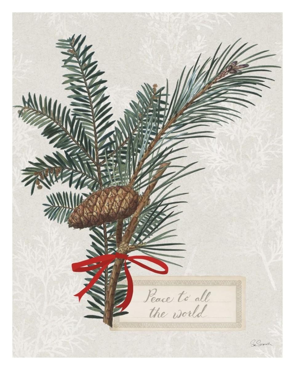 Joyful Tidings IV -Paper Art-24"x30"