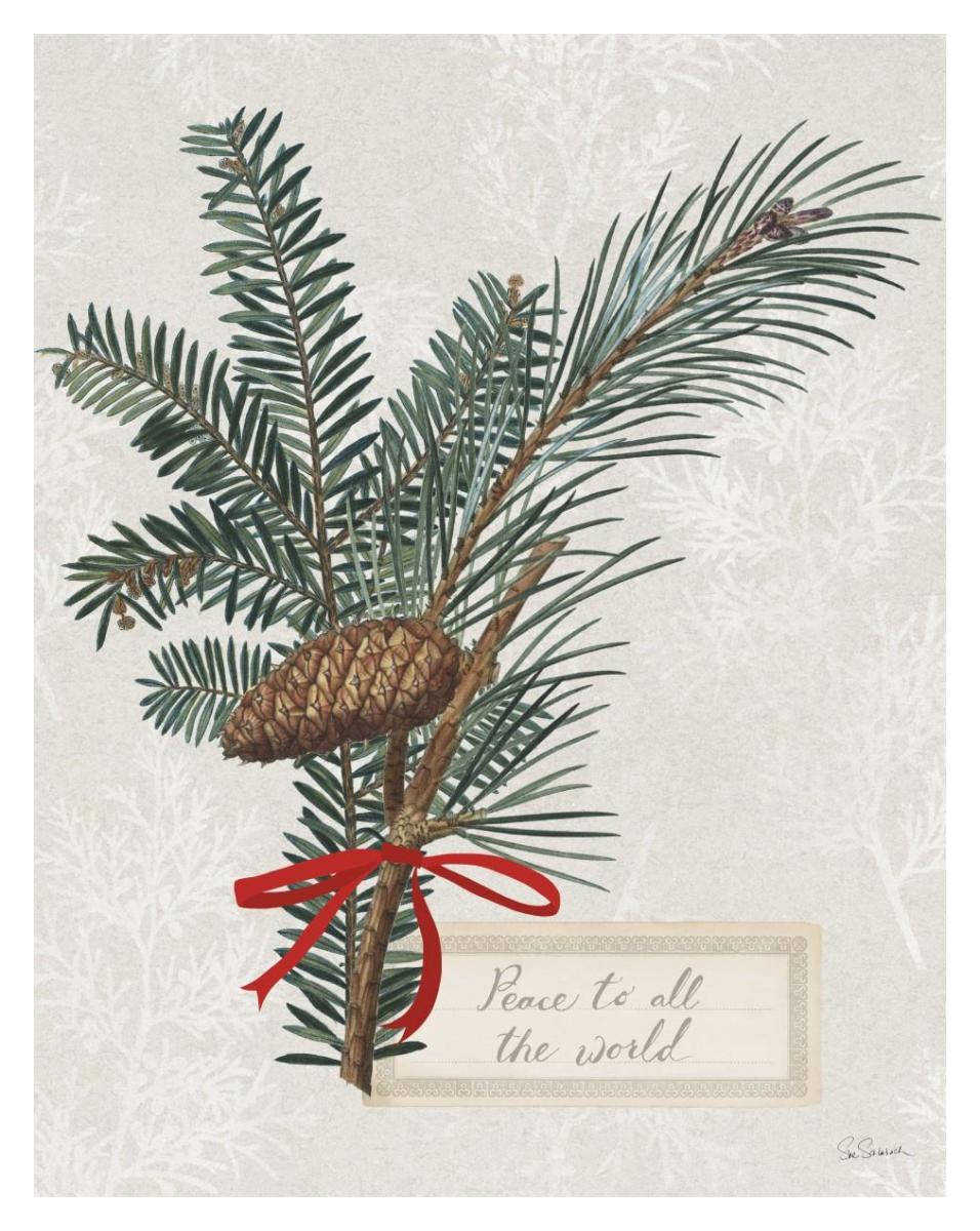 Joyful Tidings IV -Paper Art-30"x37"