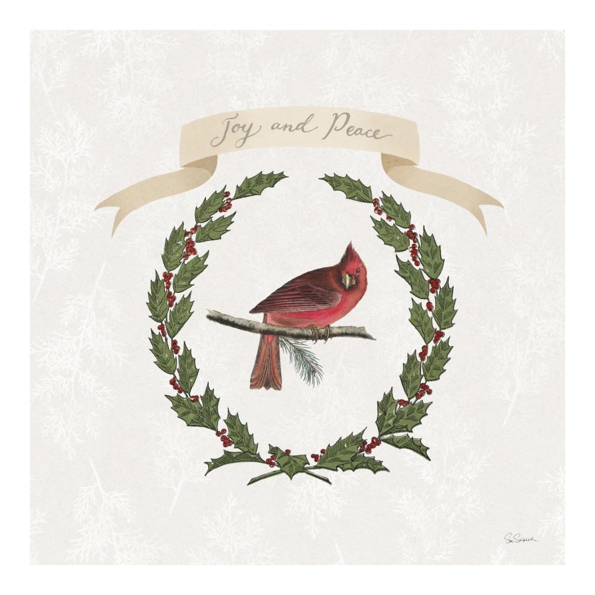 Joyful Tidings VII -Paper Art-20"x20"