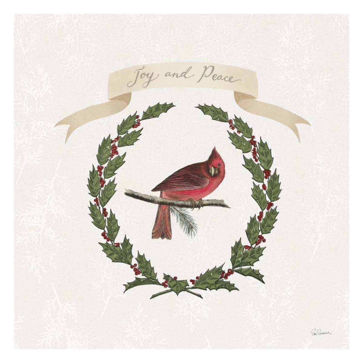 Joyful Tidings VII -Paper Art-26"x26"