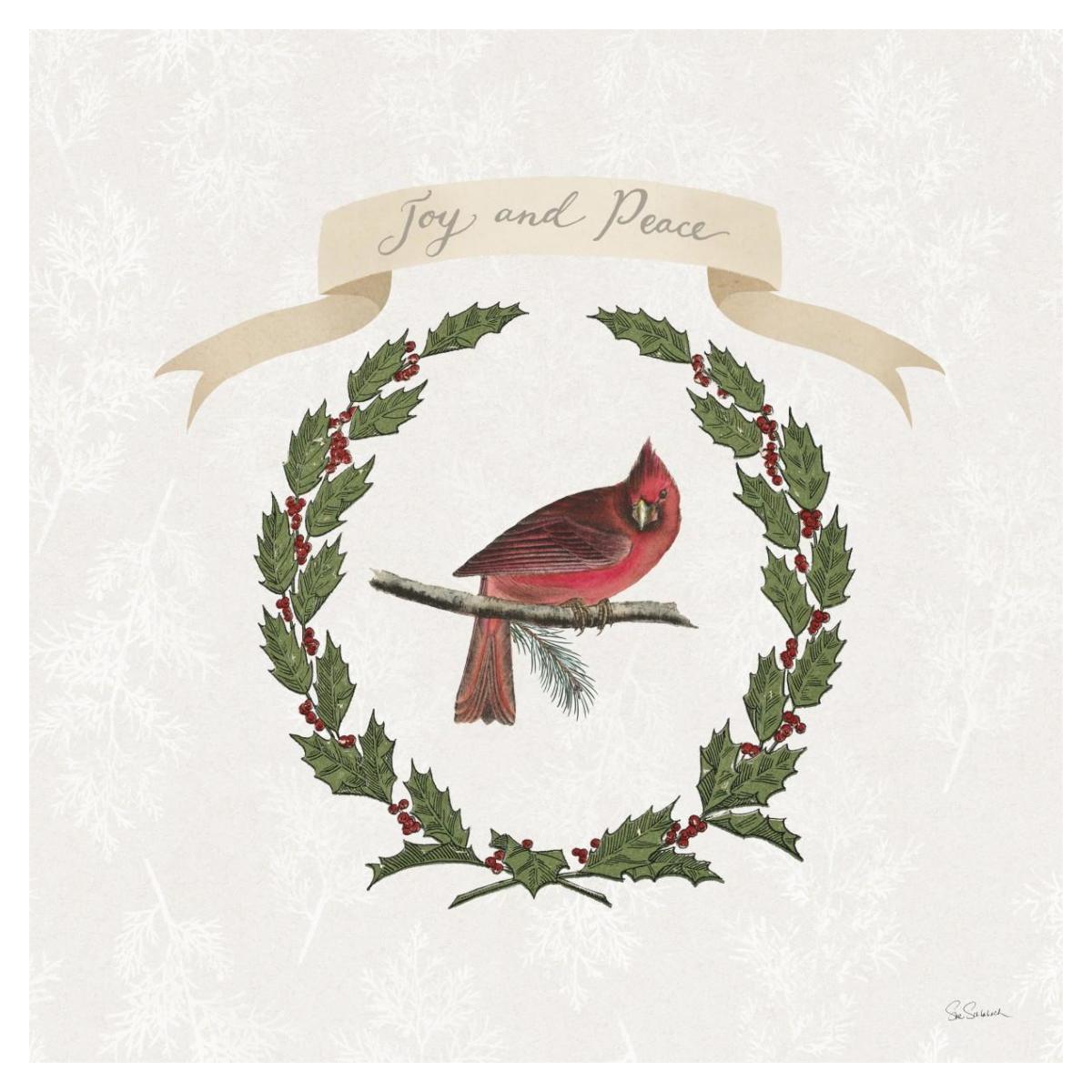 Joyful Tidings VII -Paper Art-38"x38"