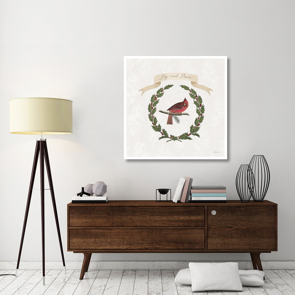 Joyful Tidings VII -Paper Art-42&quotx42"