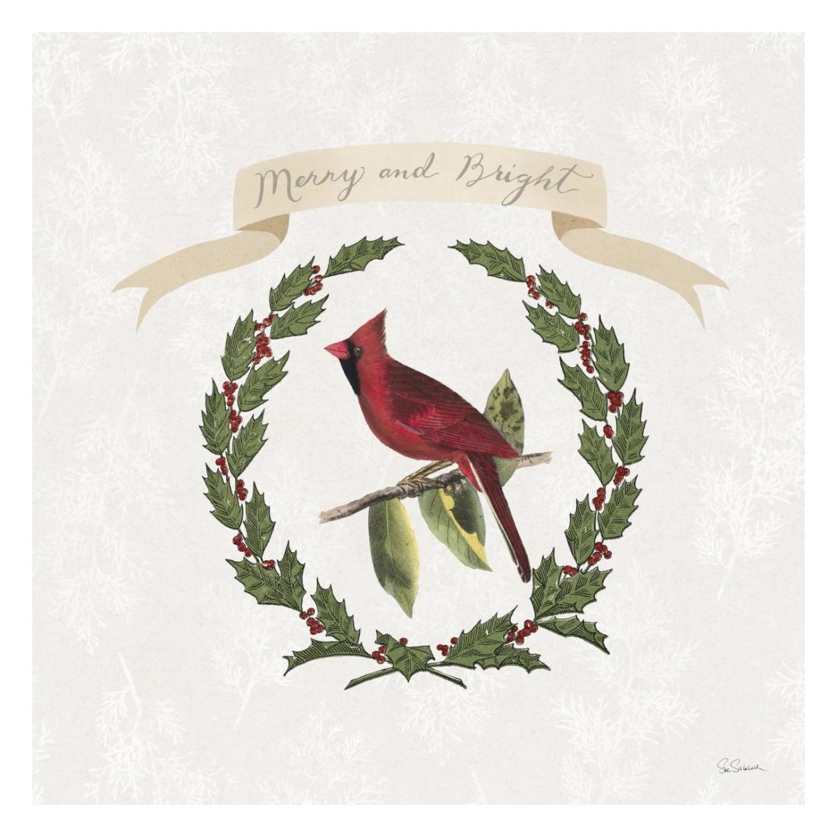 Joyful Tidings VIII -Paper Art-26"x26"