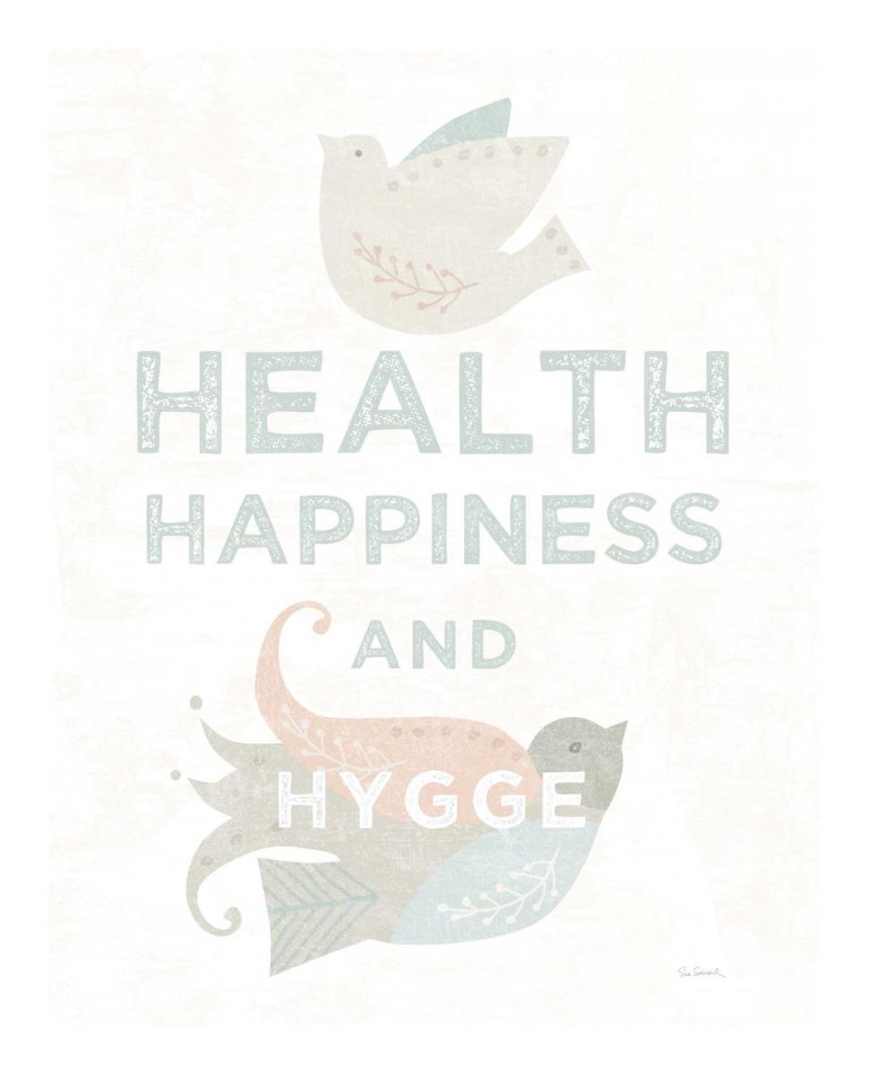 Cozy Hygge II Dark -Paper Art-18"x22"