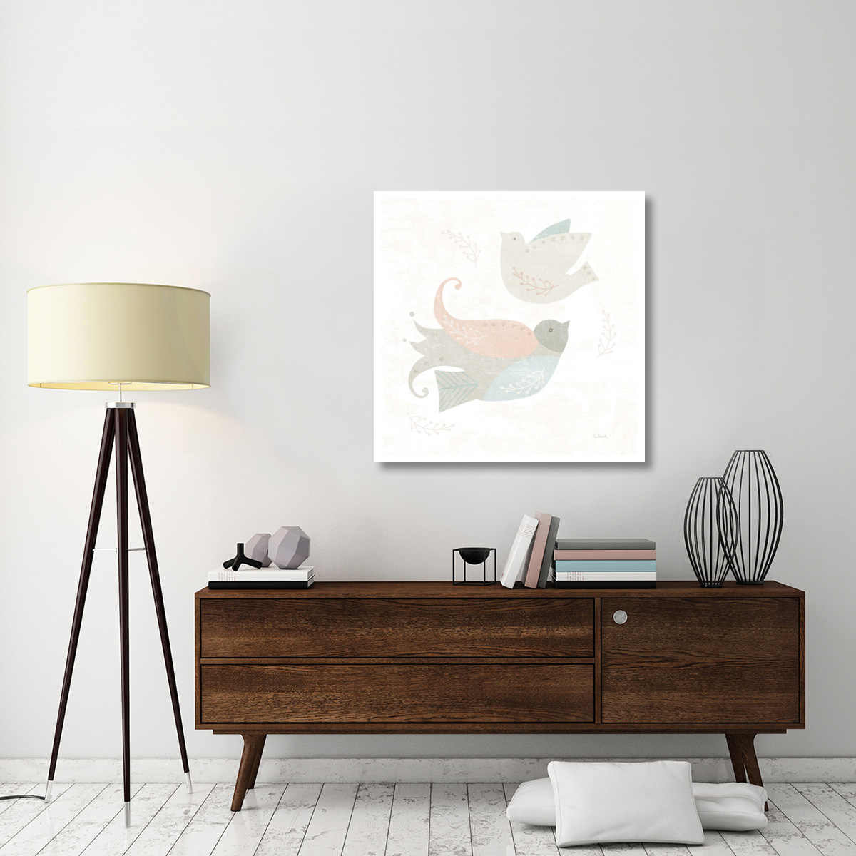 Cozy Hygge III Dark -Paper Art-38&quotx38"