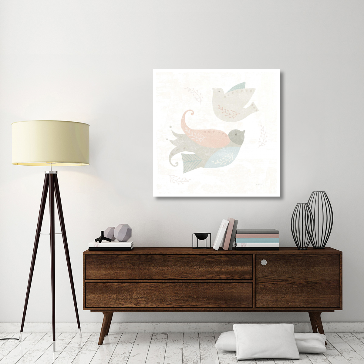 Cozy Hygge III Dark -Paper Art-42&quotx42"