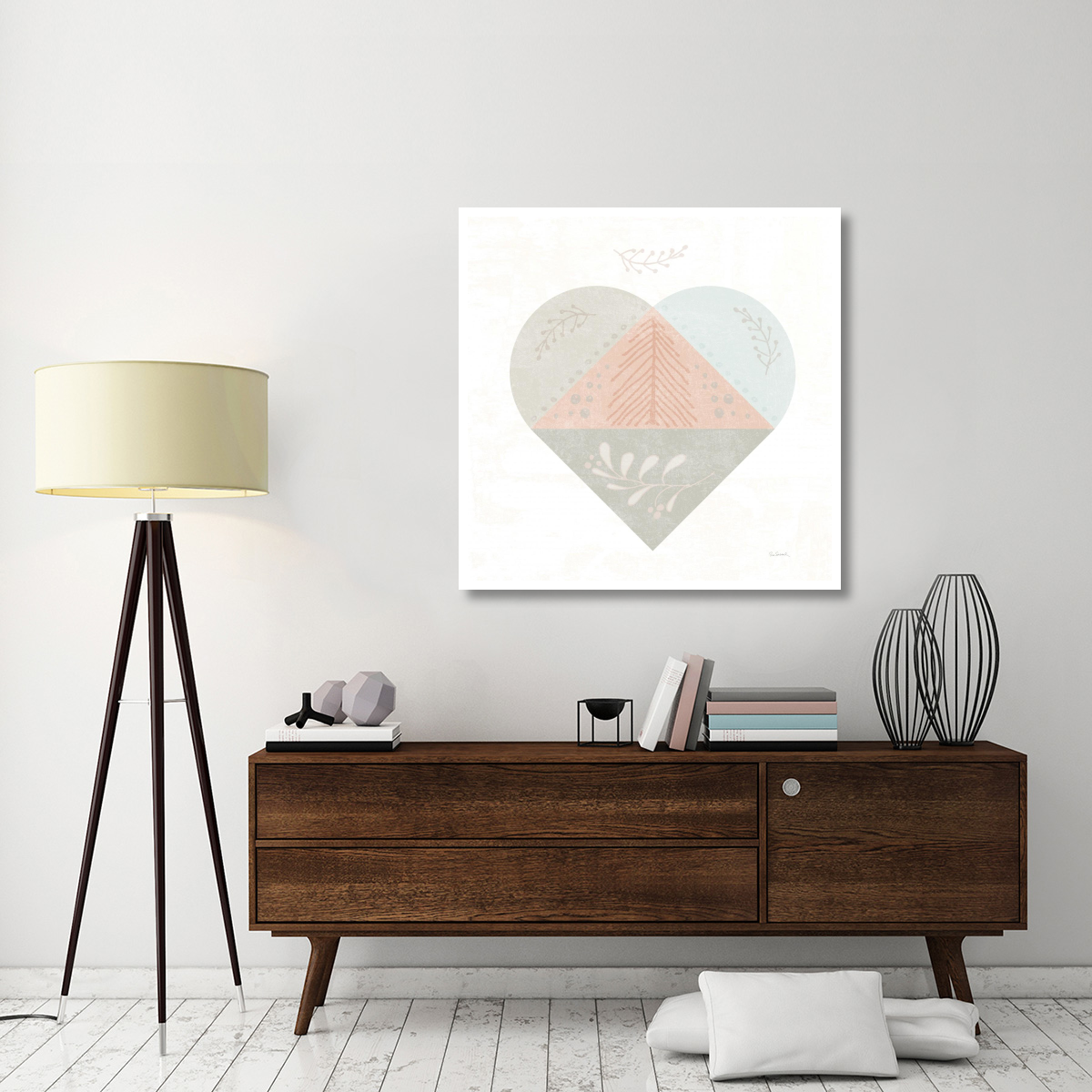Cozy Hygge IV Dark -Paper Art-42&quotx42"