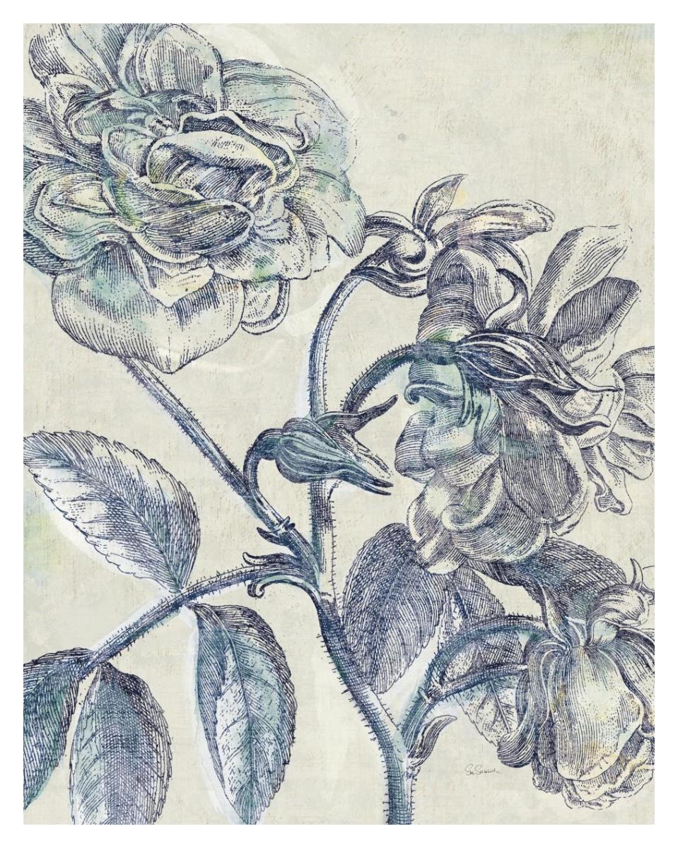 Belle Fleur I -Paper Art-30"x37"