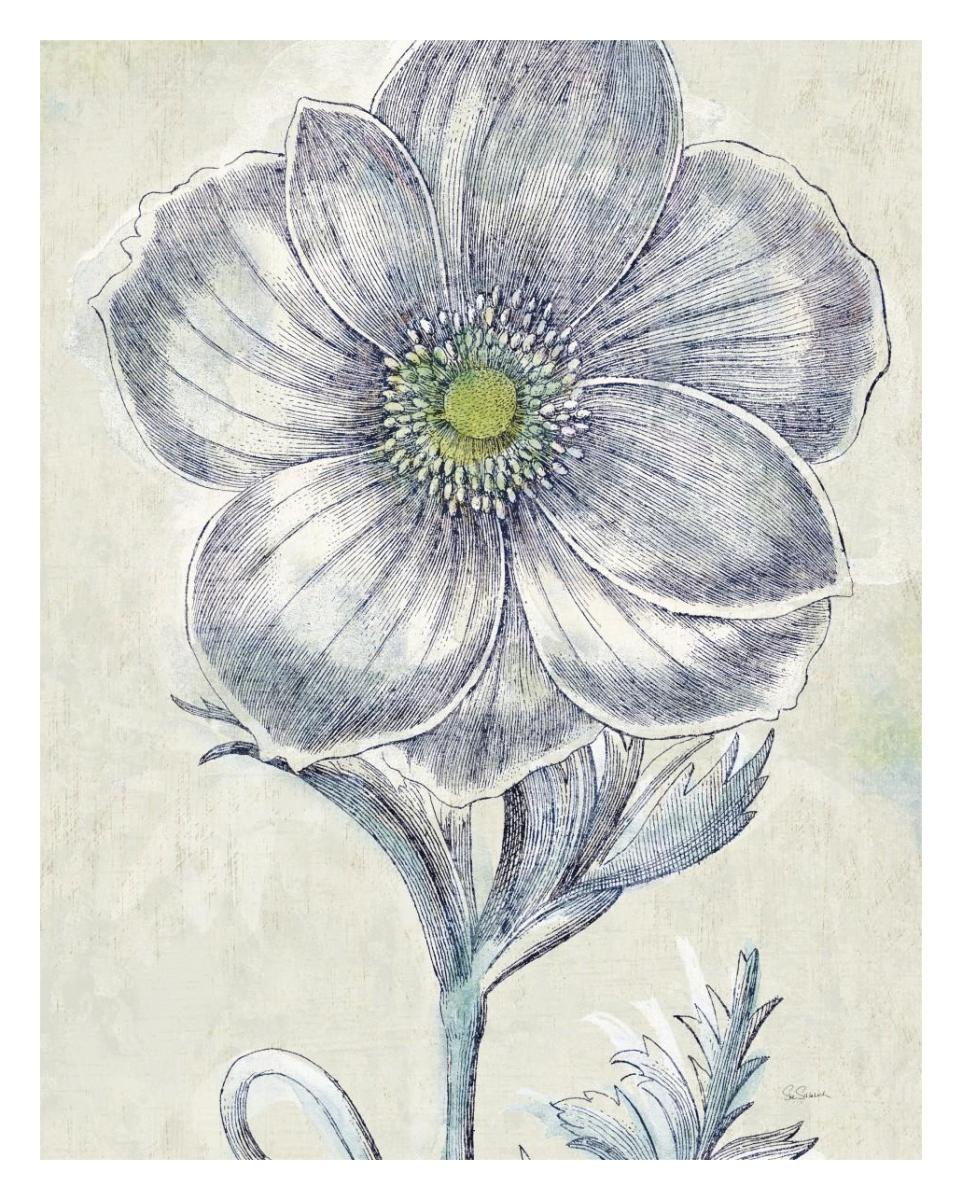 Belle Fleur II -Paper Art-24"x30"