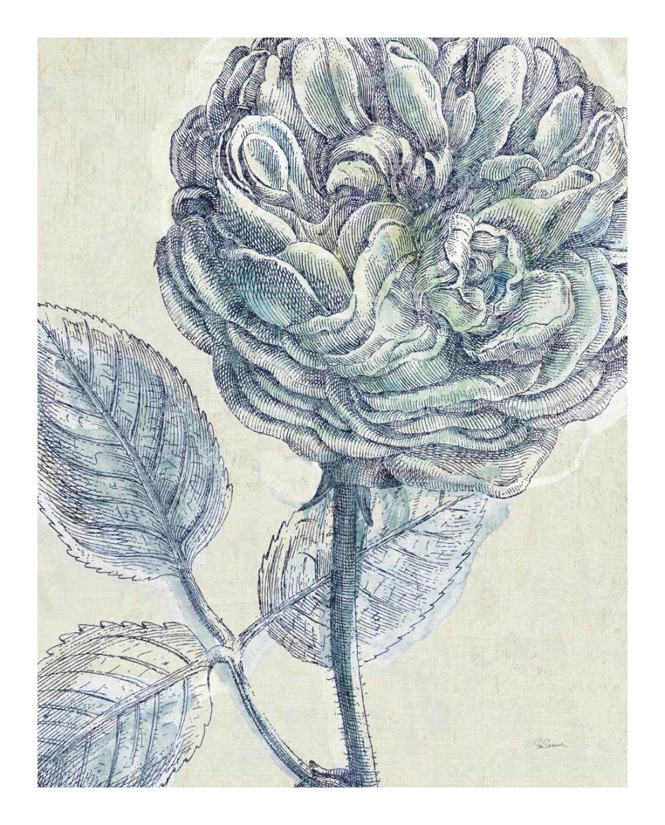 Belle Fleur III -Paper Art-18"x22"