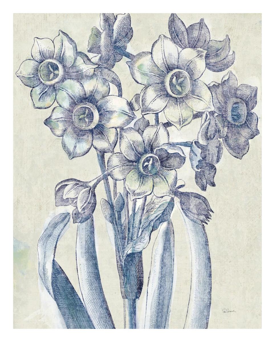 Belle Fleur IV -Paper Art-22"x26"