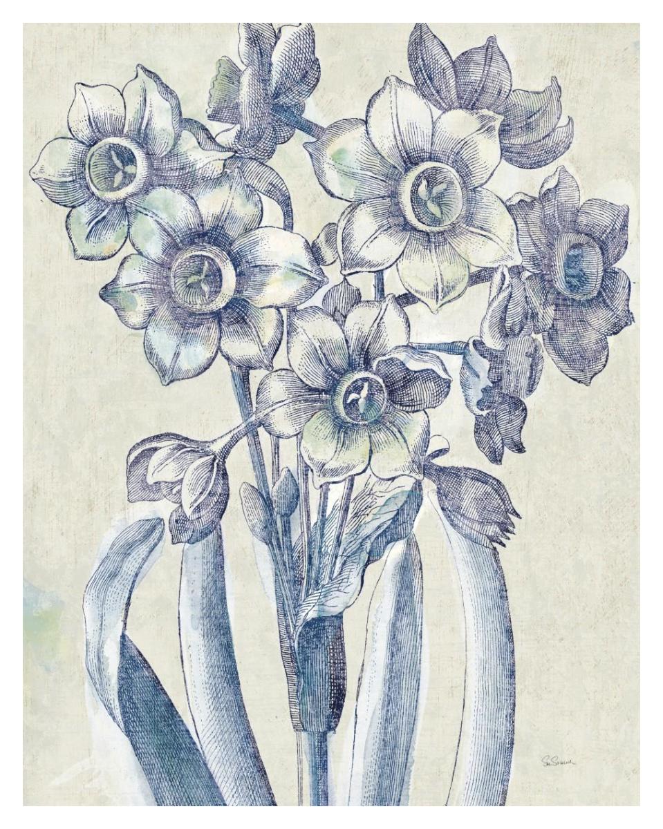 Belle Fleur IV -Paper Art-30"x37"