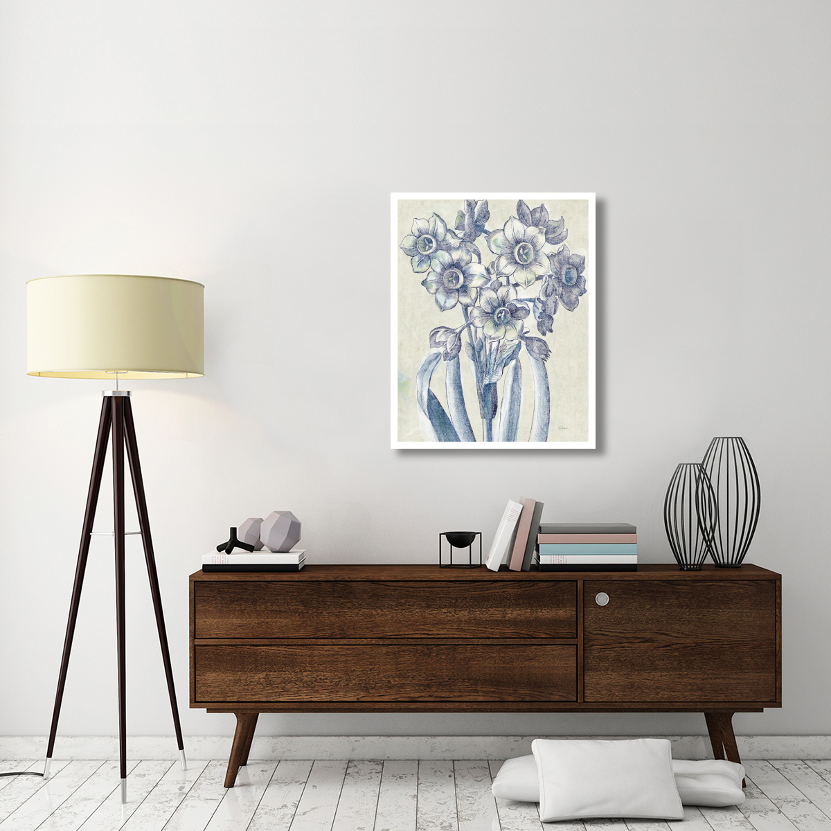 Belle Fleur IV -Paper Art-30&quotx37"